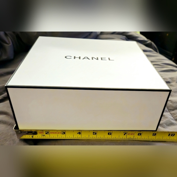 Chanel Empty Gift Box Dust Bag Pink Ribbon Insert Tags Chance Perfume 34 FL OZ - Picture 14 of 15